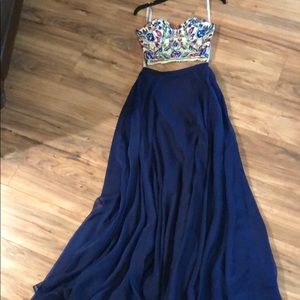 Formal two piece dress. Only worn once.
